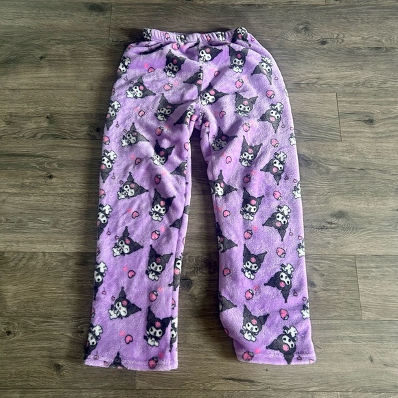 Sanrio Other - Sanrio Purple Plush Pajama Pants with Character Motif
